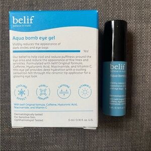 5 for $25! belif Aqua Bomb Depuffing Eye Gel